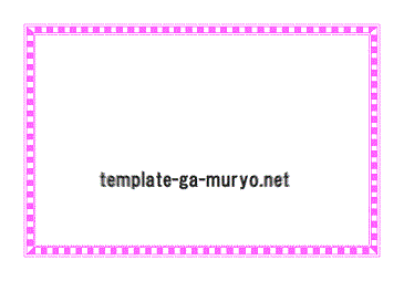 ピンクの線路のイラスト　メッセージカード