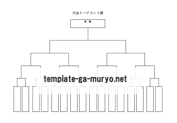 トーナメント表の雛形